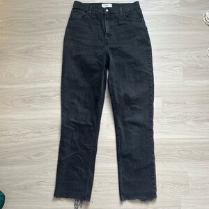 Abercrombie & Fitch Black Straight Leg Women's Jeans